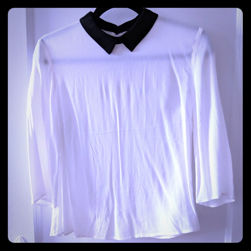 NWT Forever 21 Peter Pan Collared Blouse